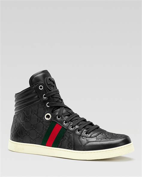 gucci high top sneakers womens|Gucci bedazzled sneakers.